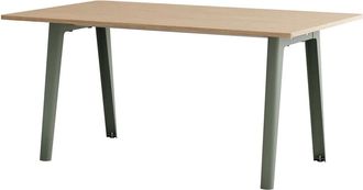 Tiptoe NEW MODERN Esstisch 95 x 160 cm, Eiche / eucalyptus grey