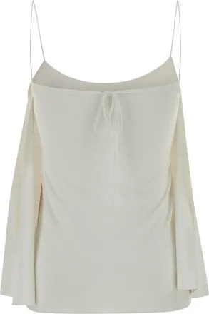 Jacquemus Womens Haut Tank Top White Principal Viscose Polyester Sweater
