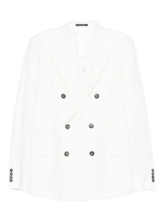 Emporio Armani Linen Double-Breasted Jacket