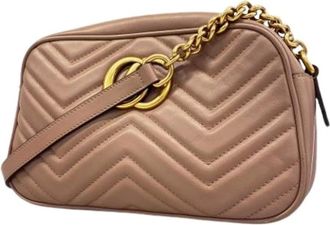 Gucci Pre-owned Cross Body Bags, female, Pink, Size: ONE SIZE Pre-owned Vintage Shoulder Bag
