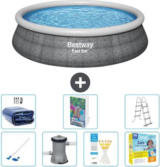 Bestway Piscina Bestway Fast Set Redonda - 457x107 Cm - 8-piezas S370