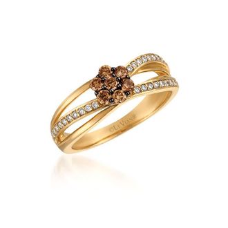 Le Vian Ladies Chocolate Diamond Rings set in 14K Honey Gold