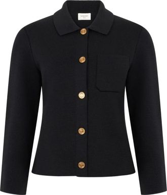 Saint Laurent Cardigans - Dames - Vesten - Zwart - S - Truien & Vesten