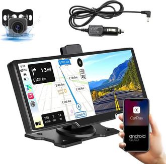 OEM C&aacute;mara De Salpicadero De 10,26 Pulgadas Con Monitor Activado Por Voz Y Grabaci&oacute;n Wi-fi, C&aacute;mara De Marcha Atr&aacute;s De Doble Lente, Compatible Con Carplay 