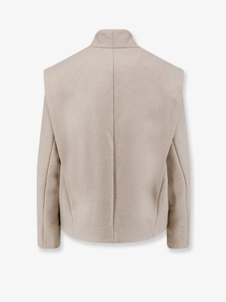 Isabel Marant Womens Coat Toria Wool And Cashmere Beige