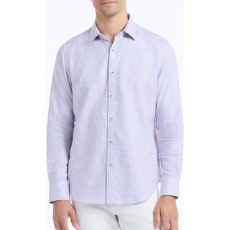 Robert Graham Edison Print Button-Up Shirt in Multi at Nordstrom, Size Xxx-Large