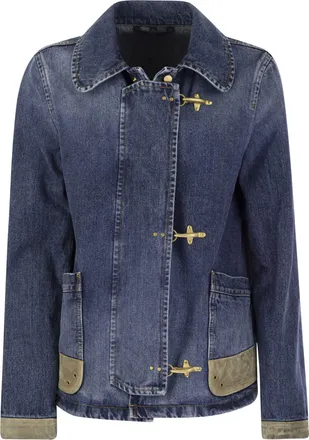 ダウンジャケット・コート FAY 3GANCI DENIM JACKET Fay 3 Ganci Denim Jacket from $651.00 - on Stylight
