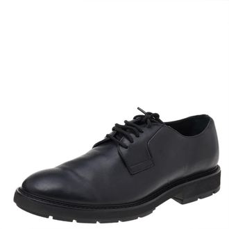 Tod's Tods Black Leather Lace Up Oxfords