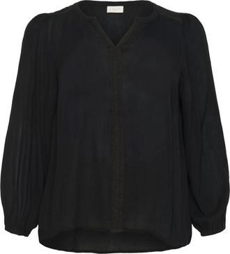 Kaffe Curve Donna, Camicette, Nero, 3Xl, new