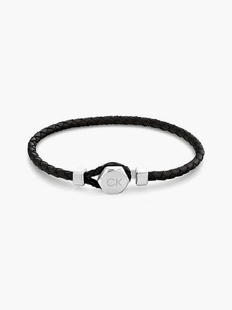 Calvin Klein Gevlochten leren armband
