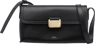 A.P.C. A. P.C. Black Small Simon Crossbody Bag