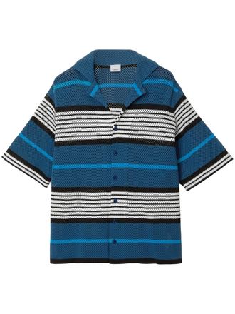 Burberry Gestreept overhemd - Blauw