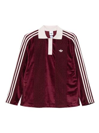 adidas Winterised soccer polo top - Red