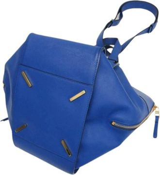 Loewe Pre-owned Handbags, female, Blue, Size: ONE SIZE Pre-owned Hammock Medium Handbag