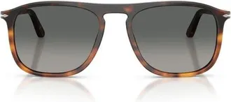 Persol 54mm Square Sunglasses in Gradient Havana/grey at Nordstrom