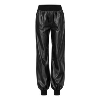 Norma Kamali Puff Jog Pant - Trousers - Mujer - Negro - S