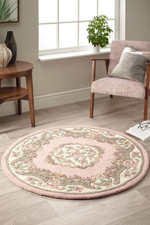 Origin Store Shensi Rug in Pink | Size: 120 cm diameter