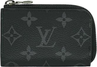 Louis Vuitton Pre-owned Wallets, female, Black, Size: ONE SIZE Pre-owned Vintage Canvas Wallet