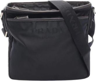 Prada Pre-owned Vintage Handbag - unisex - Vintage Schoudertas - Zwart - ONE Size - Leer - Vintage