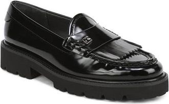 Franco Sarto Simone Kiltie Loafer in Black at Nordstrom, Size 8.5