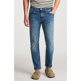 Mavi Marcus Slim Straight Leg Jeans in Mid Vintage Selvedge at Nordstrom, Size 34 X 30