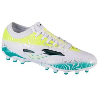 Joma Heren Evolution Kunstgras Voetbalschoenen (Wit/Blauw/Geel)