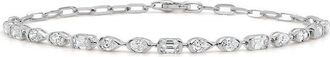 Sabrina Designs 14K 1.60 Ct. Tw. Diamond & Pink Sapphire Tennis Bracelet