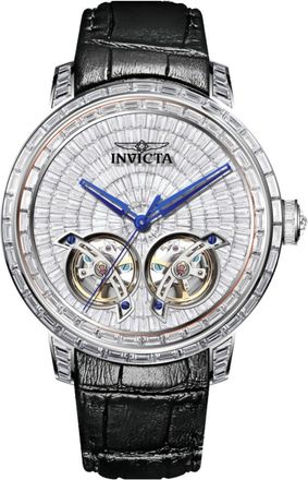 Invicta Objet D Art 69459 Herenhorloge - Automatisch Uurwerk - Roestvrij Staal met Zilveren Wijzerplaat - 45 mm
