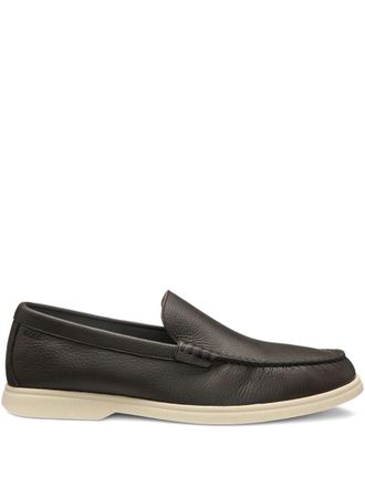 BOSS Mocassini in pelle - Marrone