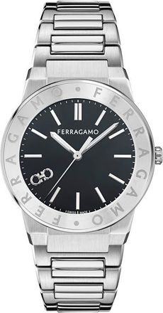 Ferragamo Logo Bracelet Watch, 41mm in Stainless Steel at Nordstrom