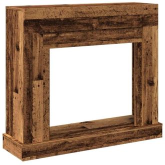 vidaXL Vidaxl - Fireplace Surround Old Wood 100x30x87.5 cm Engineered Wood