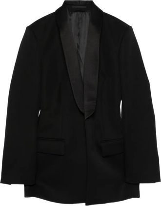 Wardrobe.NYC Blazer con revers a scialle - Nero