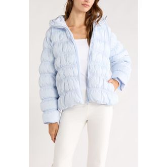 Zella All Over Ruched Jacket in Blue Ancient at Nordstrom Rack, Size X-Large