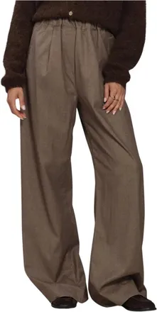 By-Bar Amsterdam Broeken, Dames, Beige, M, Dames Broeken Benji Melange Pants