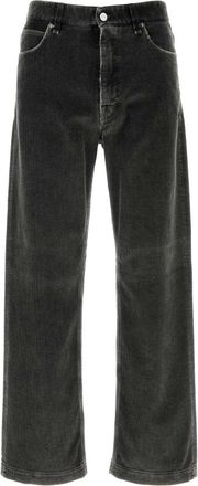 Fendi Charcoal Corduroy Pant