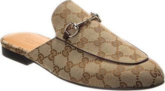 Gucci Princetown Gg Canvas Mule