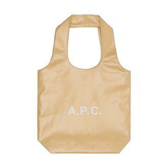 A.P.C. A.p.c., Dames, Tassen, Beige, Maat: ONE Size Katoen