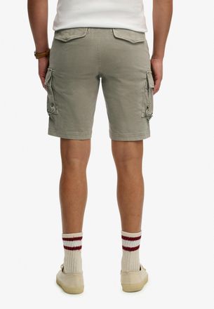 Superdry Cargobermudas SUPERDRY CORE CARGO SHORT, Herren, Gr. 28, N-Gr, light khaki gr&uuml;n, Web, Obermaterial: 98% Baumwolle, 2% Elasthan, unifarben, straight fi