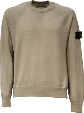 Stone Island Relaxed-Fit Knit Sweater With Ribbed Details