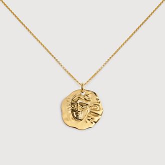 Monica Vinader Gold Gemini Zodiac Chain Necklace