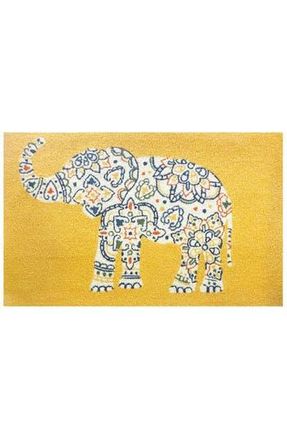 R16 Home Elephant Indoor/Outdoor Doormat in Mustard Multi at Nordstrom Rack, Size 24X36