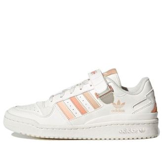 adidas (WMNS) adidas Originals Forum Low White Light Brown Dark Brown GV8345