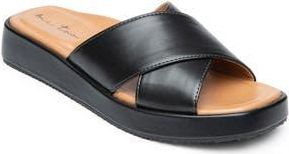 Me Too Linzi Platform Slide Sandal in Black at Nordstrom Rack, Size 5.5
