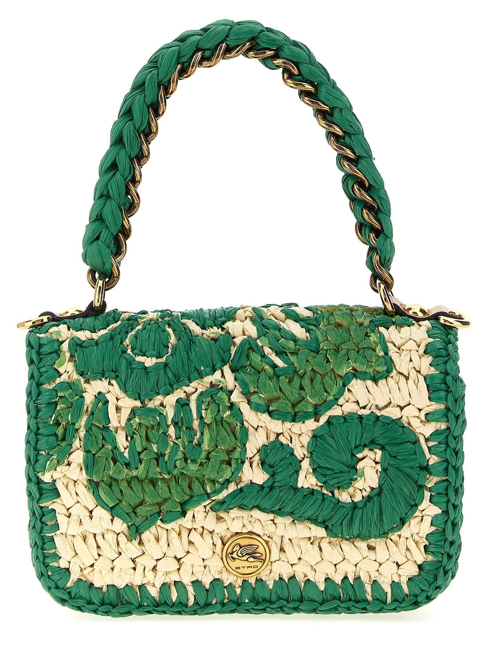 ハンドバッグ ETRO Woman Handbag Forest Green WP2A0005AA073 V0403 Etro: Green Handbags / Purses now up to −51% | Stylight