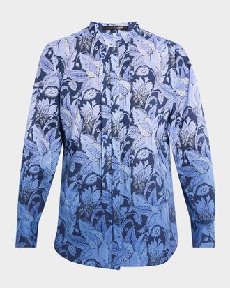Kobi Halperin Napa Ombre Floral-Print Blouse