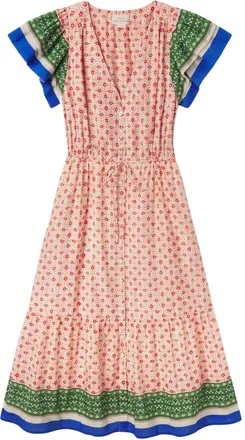 Trovata Womens Kristine Dress In Santorini Border