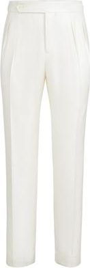 Brunello Cucinelli Tuxedo trousers in Off-White at Nordstrom, Size 50 It