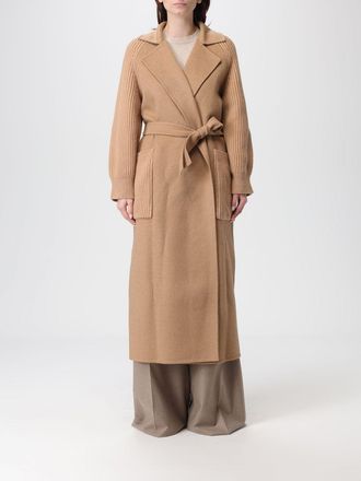 Max Mara Coat MAX MARA Woman color Beige