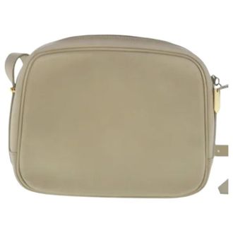 Saint Laurent Pre-owned Cross Body Bags, female, Beige, Size: ONE SIZE Pre-owned Vintage Shoulder Bag