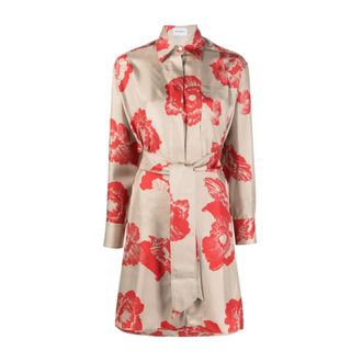 Ferragamo Dames, Jurken, Veelkleurig, Maat: XL Zijde